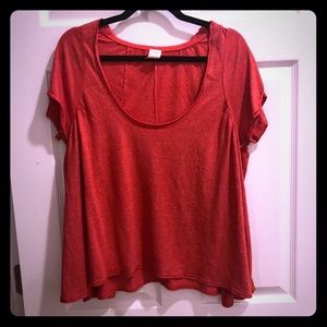 ✨ FLASH SALE! We The Free red/pink swing top